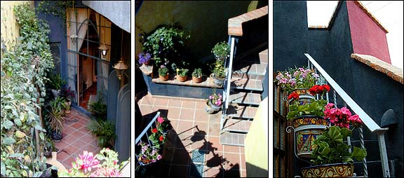 Casa Guadalupe Upper stairway